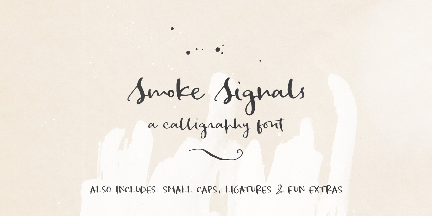 Шрифт Smoke Signals
